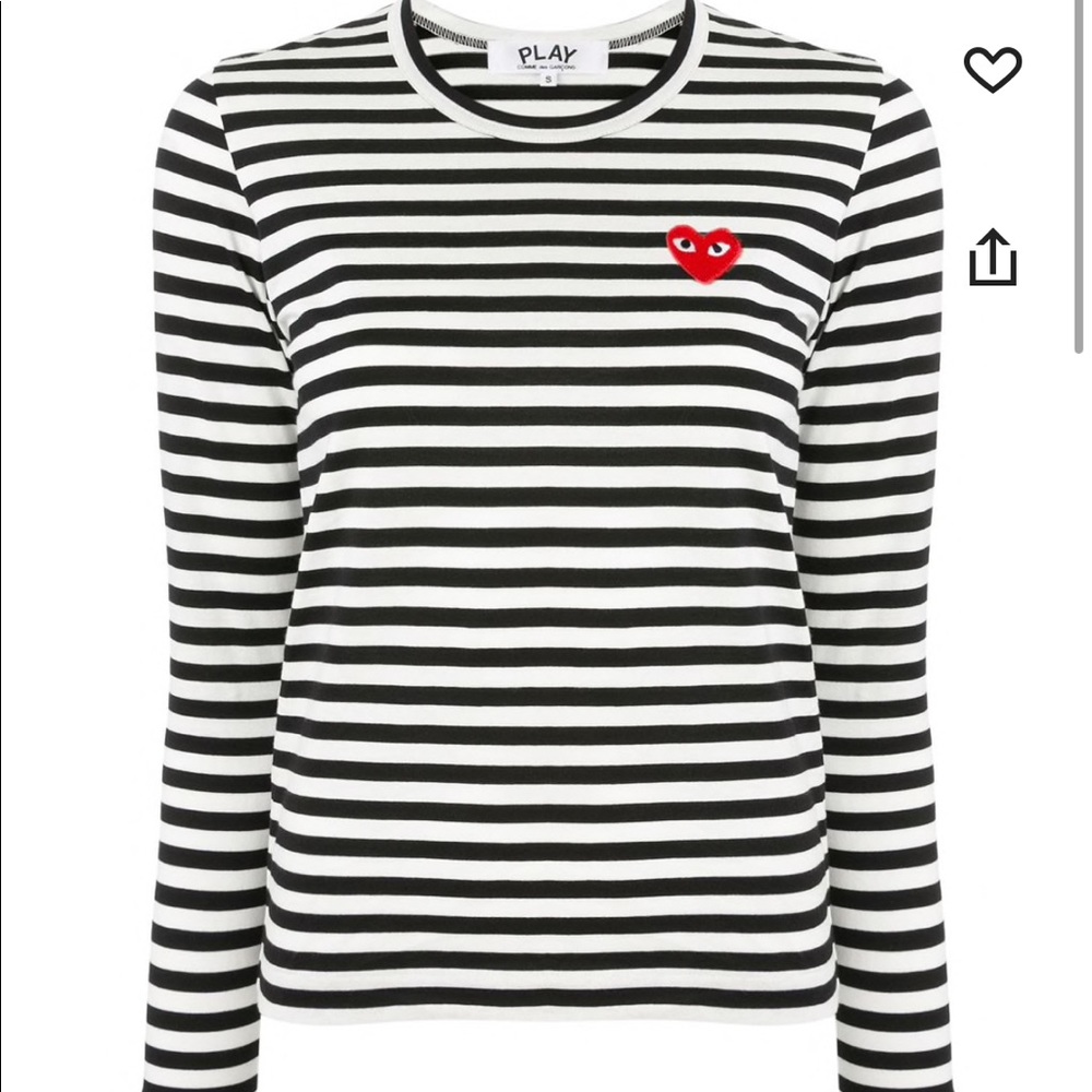 Comme des Garcons Play Cotton Long sleeve T-Shirt